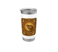 Médaille baroque Kiwi Sunburst Gobelet isotherme en acier inoxydable double paroi