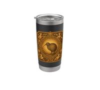 Médaille baroque Kiwi Sunburst Gobelet isotherme en acier inoxydable double paroi