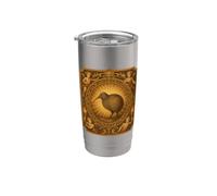 Médaille baroque Kiwi Sunburst Gobelet isotherme en acier inoxydable double paroi
