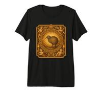 Médaille Baroque Kiwi Sunburst T-Shirt Haut de Gamme
