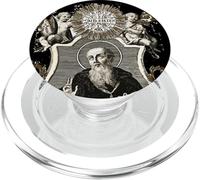Médaille catholique de Saint Benoît PopSockets PopGrip pour MagSafe