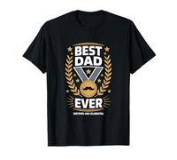 Médaille certifiée Best Dad Ever pour la fête des pères T-Shirt