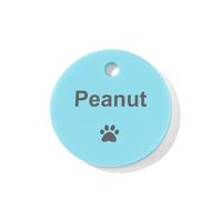 Médaille Chien Personnalisée en Silicone, Plaque d’Identification Imprimée Recto Verso pour Chien et Chat, Médaille Silencieuse avec Nom, Téléphone et Motif Personnalisé, Légère et Durable
