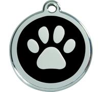 Medaille Chien Red Dingo Patte Noire 38mm