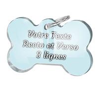 Médaille collier de chien personnalisée Inspiration Pastel