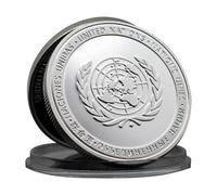 Médaille commémorative des opérations de maintien de la paix des Nations Unies en métal avec étui en plastique