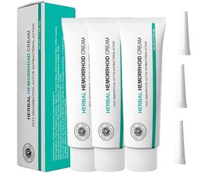 Médaillé crème à base de plantes pour hémorroïdes pour homme et femme (3 pièces)