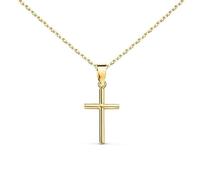 Médaille Croix Or 18 Carats 750/000 Jaune - Chaine Dorée Offerte