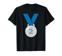 Médaille de la deuxième place en argent T-Shirt