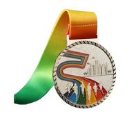 Médaille de Participation, Médaille du Gagnant, Robuste, Durable, Largement Utilisée pour Les Jeux (Silver)