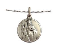 Médaille de Saint-André Apôtre Argent 925/1000 avec Chaîne en Argent 925 …
