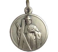 Médaille de Saint-André Apôtre En Argent Massif 925