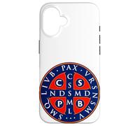 Médaille de Saint Benoît Coque pour iPhone 16