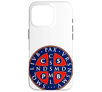 Médaille de Saint Benoît Coque pour iPhone 16 Pro