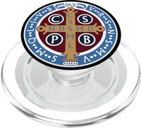 Médaille de Saint Benoît - Saint Benoît/San Benito PopSockets PopGrip pour MagSafe