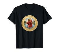 Médaille de Saint-Christophe : Guide et protège avec Jésus T-Shirt