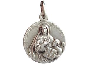 Médaille de Saint-Françoise de Rome - Les Médailles des Saints Patrons