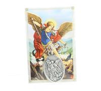 Médaille de Saint Michel en métal - Médaille et croix métal - Culte Chrétien en Métal