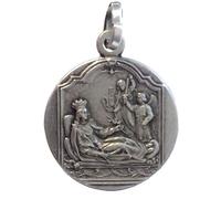 Médaille de Saint Philomena En Argent Massif 925 millièmes