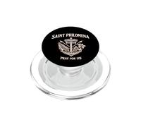 Médaille de Saint Philomène - Breloque Religieuse pour dévographie PopSockets PopGrip pour MagSafe