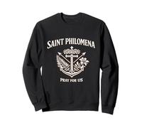 Médaille de Saint Philomène - Breloque Religieuse pour dévographie Sweatshirt