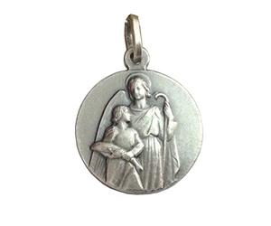 Médaille de Saint Raphael Archange en Argent Massif 925