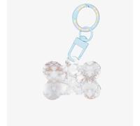Médaille décorative en acrylique avec motif marbre blanc et or rose pour les vacances pour les amoureux des animaux de compagnie, cadeau pour chiens