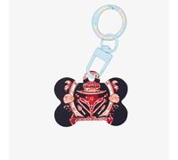 Médaille décorative en acrylique avec motif sucette en forme d'os de chien, porte-clés pour les vacances pour les amoureux des animaux de compagnie, cadeau pour chiens