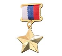Médaille des héros du travail socialiste de l'Union soviétique, broche soviétique, broche communiste, symbole soviétique classique, adorable et facile à attacher, 3,1 cm, parfaite pour les décorations