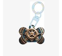 Médaille d'identification en acrylique en forme d'os pour chien et chat Motif engrenages steampunk