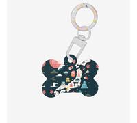 Médaille d'identification en forme d'os en forme de carte du Japon avec symbole culturel - En acrylique - Avec anneau pour chien et chat