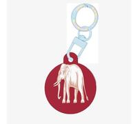 Médaille d'identification ronde en acrylique avec drapeau de la souveraineté siamoise, parfaite pour les chiens et les chats de petite et grande taille, mignonne et fonctionnelle
