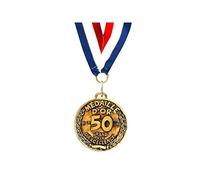 Médaille D'or Anniversaire 50 Ans Multicolore