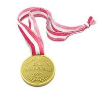 médaille d'or résine la casse-couille ruban 10.5cm - générique cd10442v03
