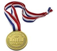 médaille d'or résine râleur ruban france 10.5cm - générique cd10394v02