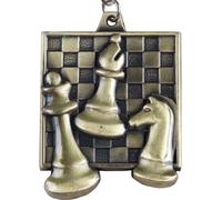 Médaille du carré d'échecs - or