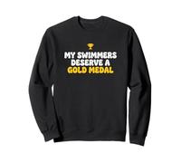 Médaille du Futur père Mes nageurs méritent Sweatshirt
