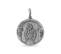 Médaille en argent massif 925 de la Vierge du Ruban, sainte patronne de Huelva, 13 mm.