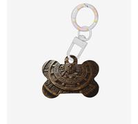 Médaille en forme de boussole de pharaon pour animaux de compagnie, en acrylique en forme d'os, parfaite pour les chiens et les chats de petite et grande taille, mignonne et fonctionnelle
