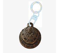 Médaille en forme de boussole de pharaon pour animaux de compagnie, médaille d'identification ronde en acrylique, parfaite pour les chiens et les chats de petite et grande taille, mignonne et
