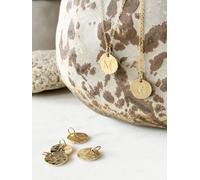 Médaille initiale, bijou doré à l'or fin Envie de fraise x Un de ces Quatre or S