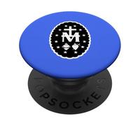 Médaille miraculeuse Croix sacré cœurs Douze étoiles PopSockets PopGrip Adhésif