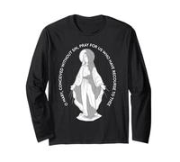 Médaille miraculeuse de Notre-Dame de Grâce, Marie, Catholique Manche Longue