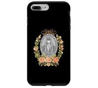 Médaille Miraculeuse Florale Dévotion Catholique Mariale Coque pour iPhone 7 Plus/8 Plus