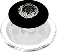 Médaille Miraculeuse Florale Dévotion Catholique Mariale PopSockets PopGrip pour MagSafe