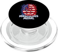 Médaille Miraculeuse Marian Notre-Dame Catholique Américaine PopSockets PopGrip pour MagSafe
