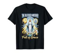 Médaille Miraculeuse Marian Notre-Dame Catholique T-Shirt
