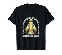 Médaille Miraculeuse Marian Notre-Dame Catholique T-Shirt