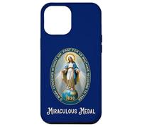 Médaille Miraculeuse Mère Marie Catholique Coque pour iPhone 12 Pro Max