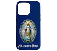 Médaille Miraculeuse Mère Marie Catholique Coque pour iPhone 15 Pro Max